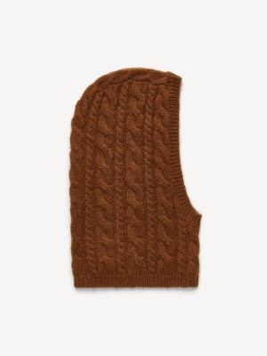 Inne Akcesoria By Malene Birger Renima Wool Balaclava Bison | PL_BB33007