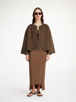 Kurtki By Malene Birger Jacquie Wool Shitake | PL_BB58571