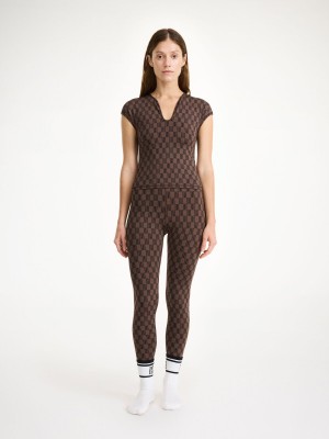 Odzież sportowa By Malene Birger Venazia Athletic Top Ciemny | PL_BB68015