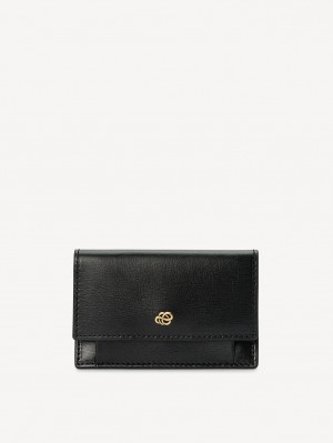 Portfele i wizytowniki By Malene Birger Aya Leather Wallet Czarne | PL_BB38198