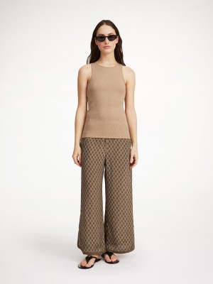 Portki By Malene Birger Louisan Wide-leg Mono Lined 1DJ | PL_BB74745