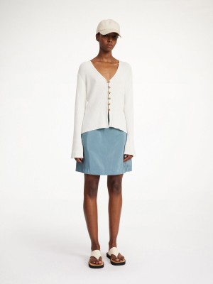 Spódnice By Malene Birger Isabele Mini Cool Water | PL_BB88309