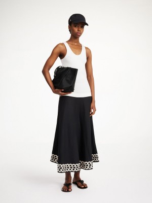 Spódnice By Malene Birger Leonne Linen Czarne | PL_BB27416