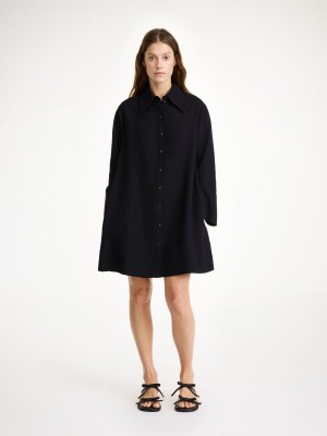 Sukienka By Malene Birger Ginsea Midi Czarne | PL_BB40007