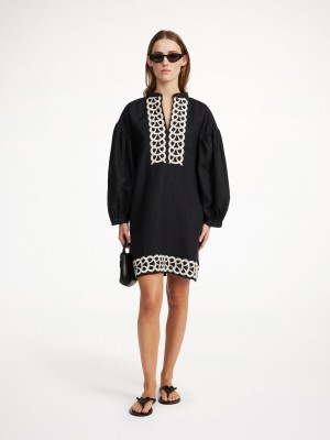 Sukienka By Malene Birger Limonna Linen Midi Czarne | PL_BB10833