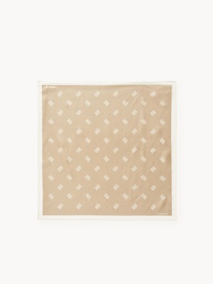 Szaliki By Malene Birger Monnis Silk Ciemny | PL_BB89934