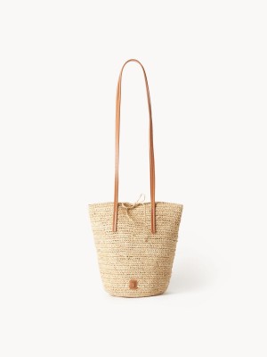 Torby By Malene Birger Pamma Straw Shoulder Głęboka | PL_BB85867